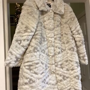 Faux fur coat